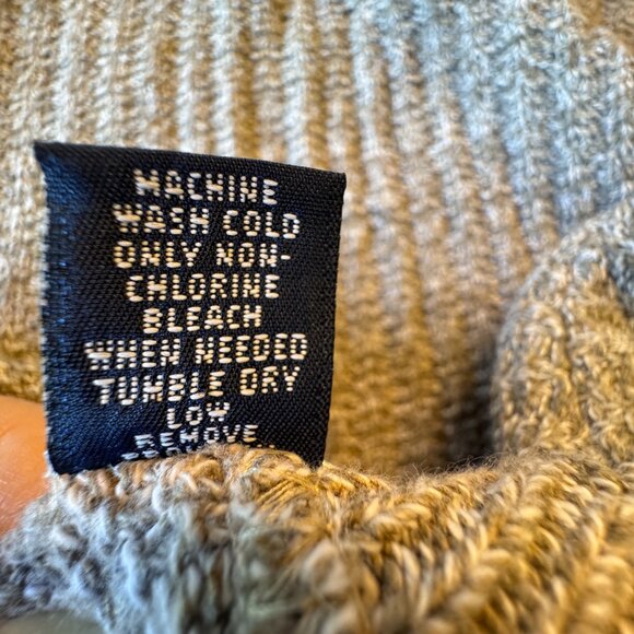 VTG Bill Blass Knit Henley Sweater Mens XL Hand Framed Grandpa Fisherman Core - Picture 10 of 10